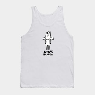 Hakuba Valley Mascot 02 - White, Japan Japow Snowboard Ski Tank Top